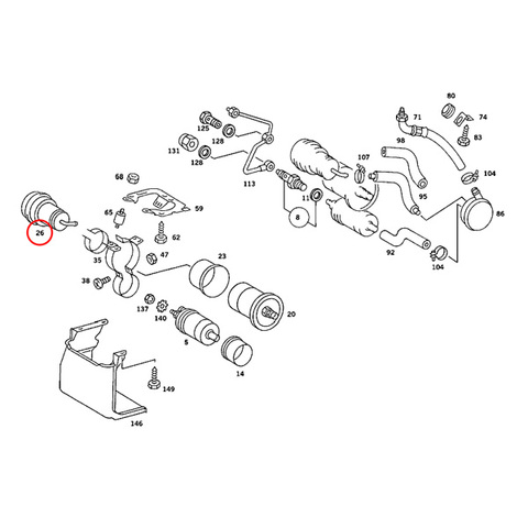 ベンツ 燃料アキュームレーター ＜ ベンツパーツ専門プロテックオートショップ