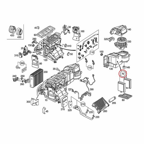 ベンツ ACフィルター/エアコンフィルター