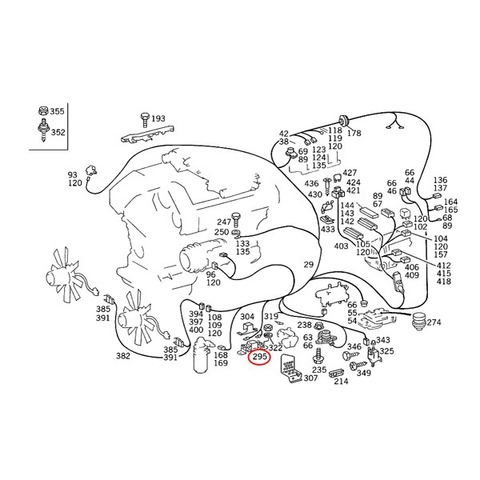 ベンツ 電動ファンレジスター