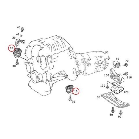 ベンツ エンジンマウント