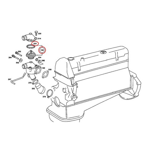 ベンツ サーモスタット