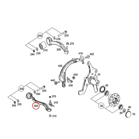 ベンツ フロント ロアアーム