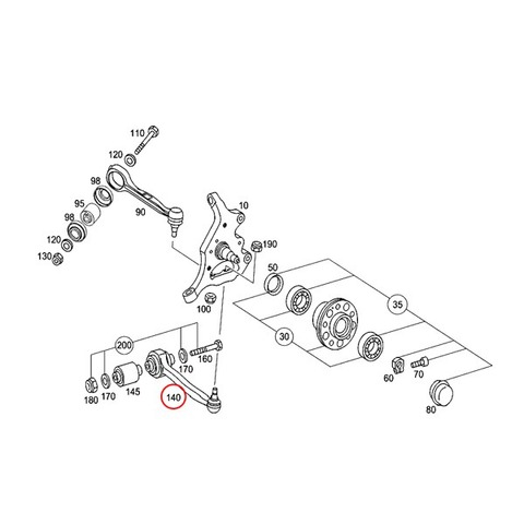 ベンツ フロント ロアアーム ＜ ベンツパーツ専門プロテックオートショップ
