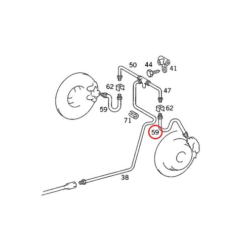 ベンツ ブレーキホース