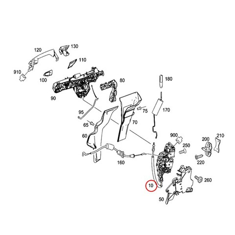 ベンツ ドアロックアクチュエーター