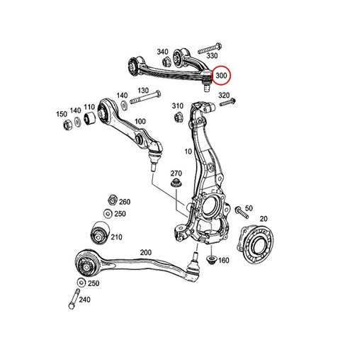ベンツ フロントアッパーアーム