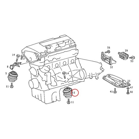 ベンツ エンジンマウント