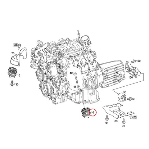ベンツ エンジンマウント