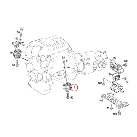 ベンツ エンジンマウント