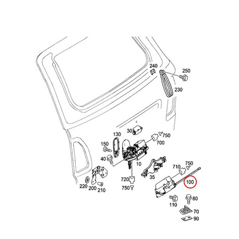 ベンツ トランクロックアクチュエーター ＜ ベンツパーツ専門プロ