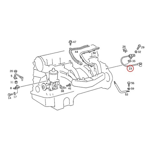 ベンツ クランクカクセンサー