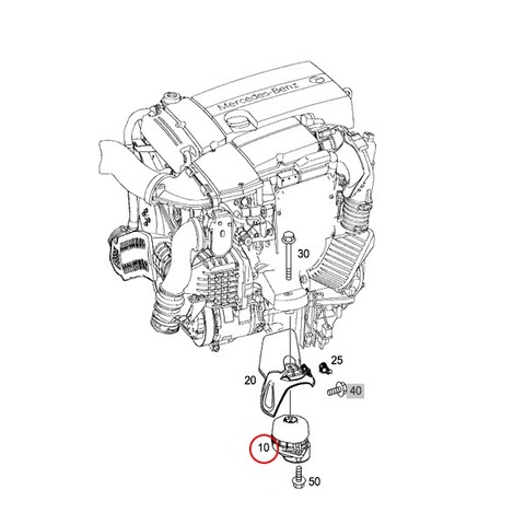 ベンツ エンジンマウント