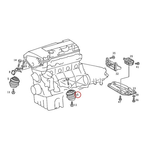 ベンツ エンジンマウント