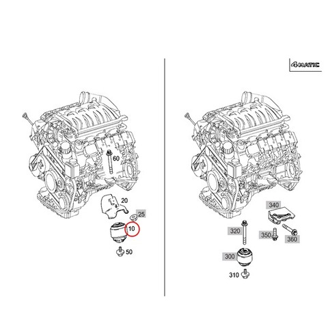 ベンツ エンジンマウント