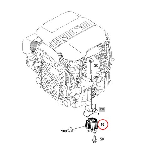 ベンツ エンジンマウント