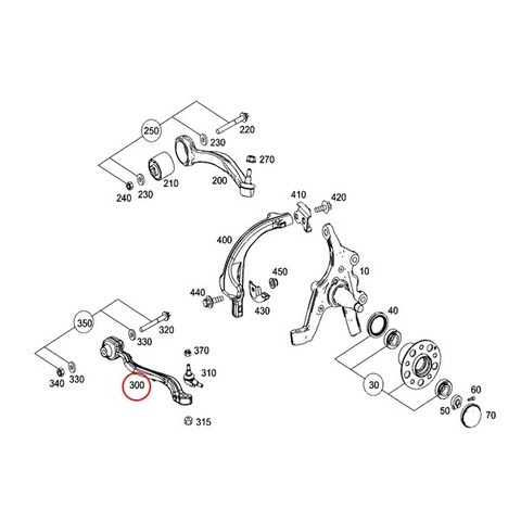 ベンツ フロント ロアアーム