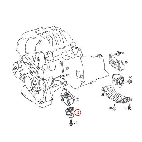 ベンツ エンジンマウント