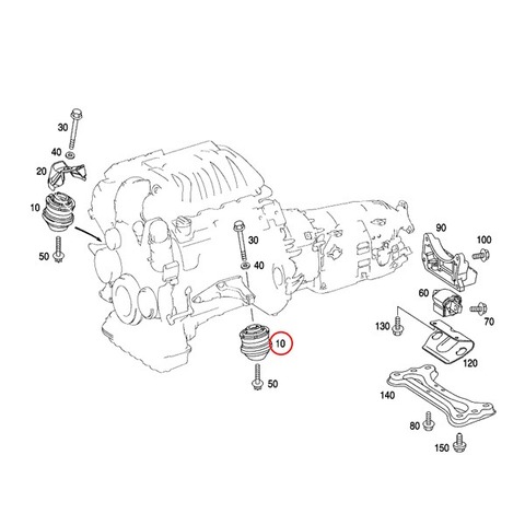 ベンツ エンジンマウント