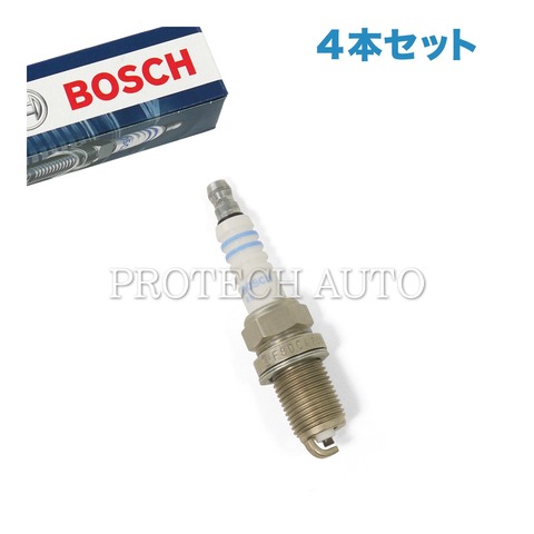 BOSCH製 ベンツ W124 W210 スパークプラグ 4本 M111 直4 エンジン用 F8DC4 0031597103 0031596803 0031596703 220E E220