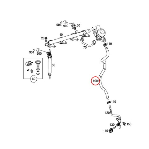 ベンツ 燃料ホース