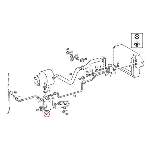 ベンツ AC/エアコン レシーバードライヤー