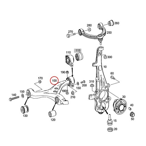 ベンツ フロント ロアアーム