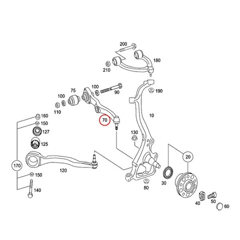 ベンツ フロント ロアアーム