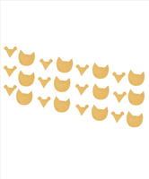 イラスト入り懐紙・ねことねずみ