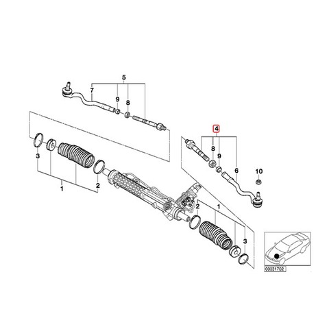 BMW ステアリングタイロッドASSY