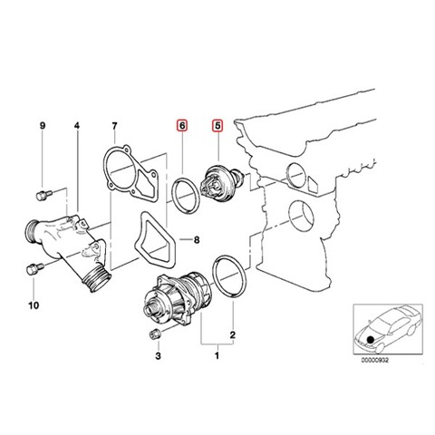 BMW サーモスタット/サーモスタッド