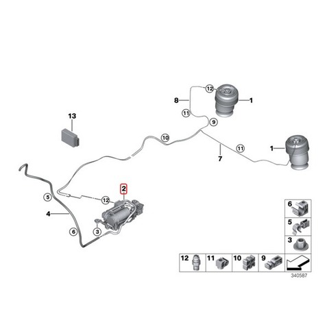 BMW エアサスコンプレッサー