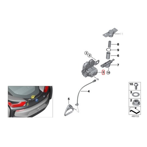 BMW リアゲートロック アクチュエーター