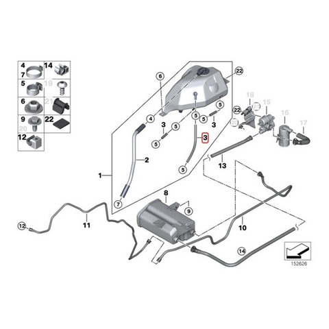 BMW 燃料ホース