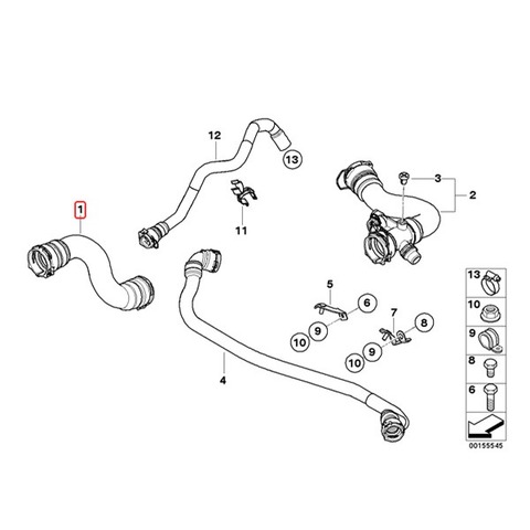BMW ラジエーターホース