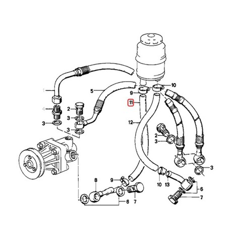 BMW パワーステアリングホース