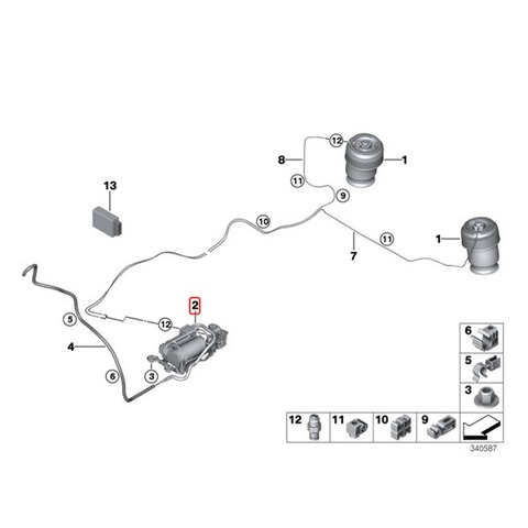 BMW エアサスコンプレッサー