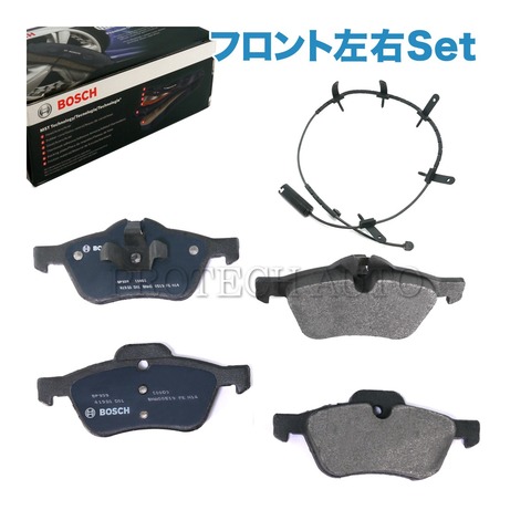 BOSCH製 BMW MINI ミニ R50 R53 R52 クーパー Cooper クーパーS CooperS ワン One 1.6i フロントブレーキパッド センサー付