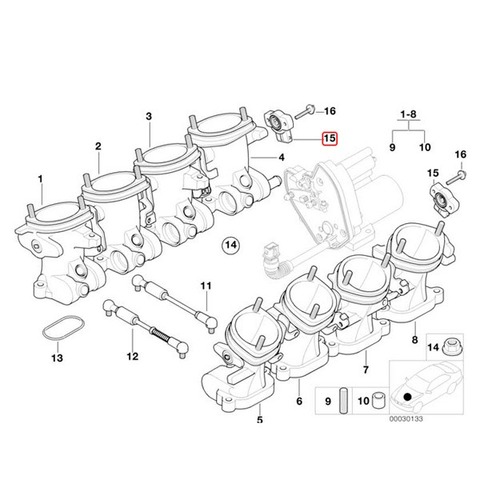 BMW スロットルバタフライスイッチ