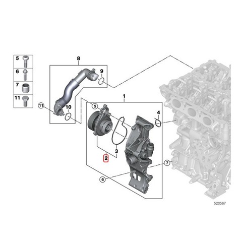 BMW ウォーターポンプ