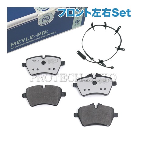 MEYLE製 BMW MINI ミニ R53 R52 クーパーS CooperS フロント ブレーキパッド センサー付 PD.ver JCWキット装備車用