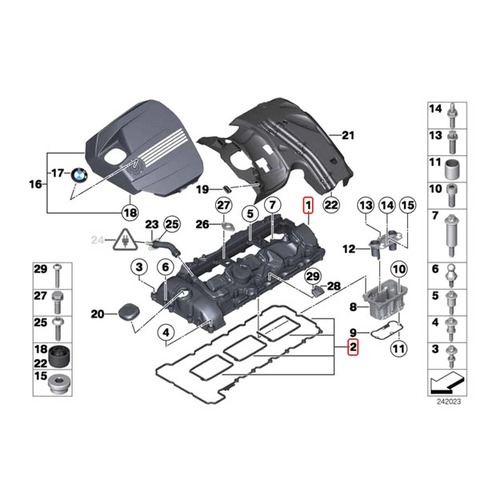 BMW エンジンヘッドカバー