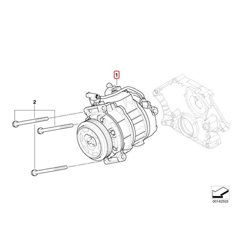 BMW エアコンコンプレッサー