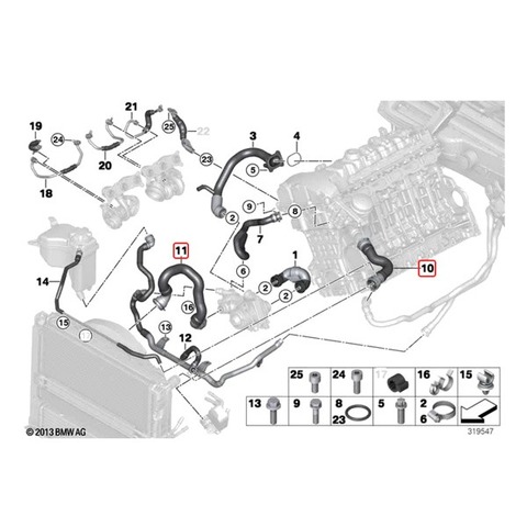 BMW ラジエーターホース