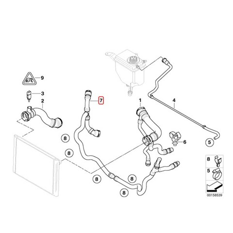 BMW ラジエーターホース
