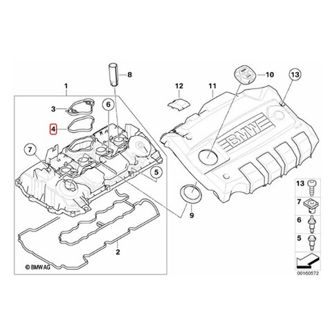 BMW ハイプレッシャーポンプガスケット