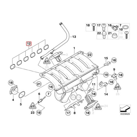 BMW インマニガスケット