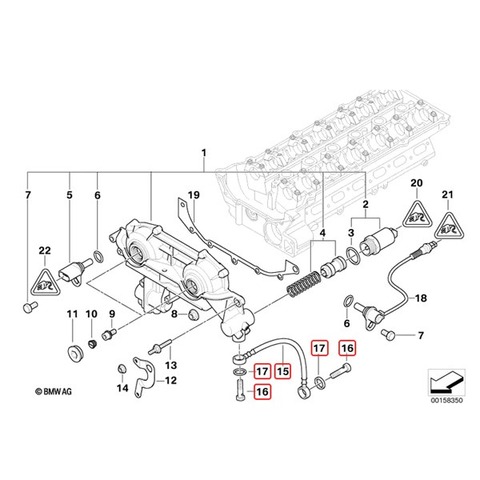 BMW VANOSオイルホース 交換キット