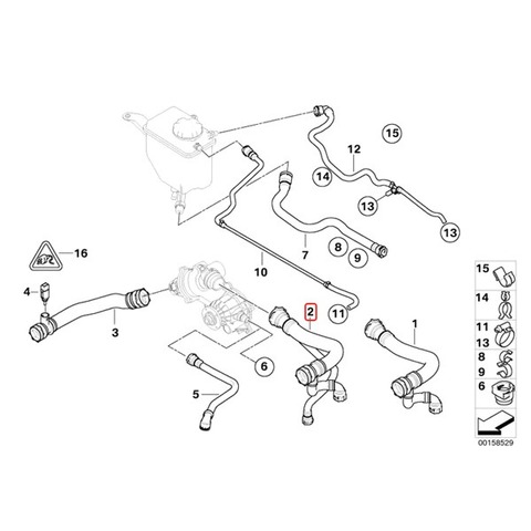 BMW ラジエーターホース