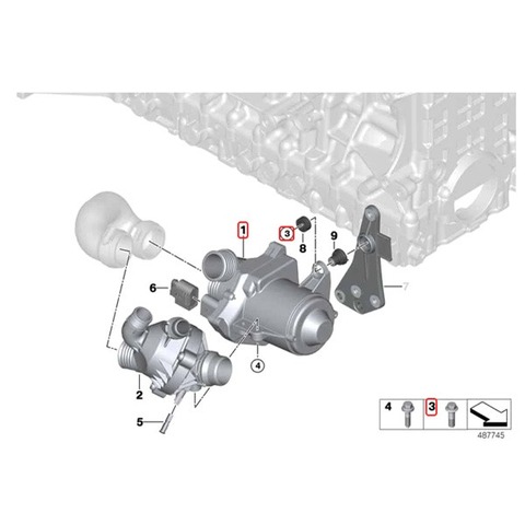 BMW 電動ウォーターポンプ
