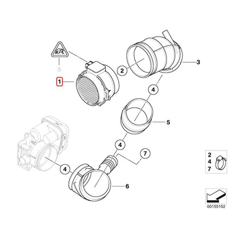 BMW エアフロメーター